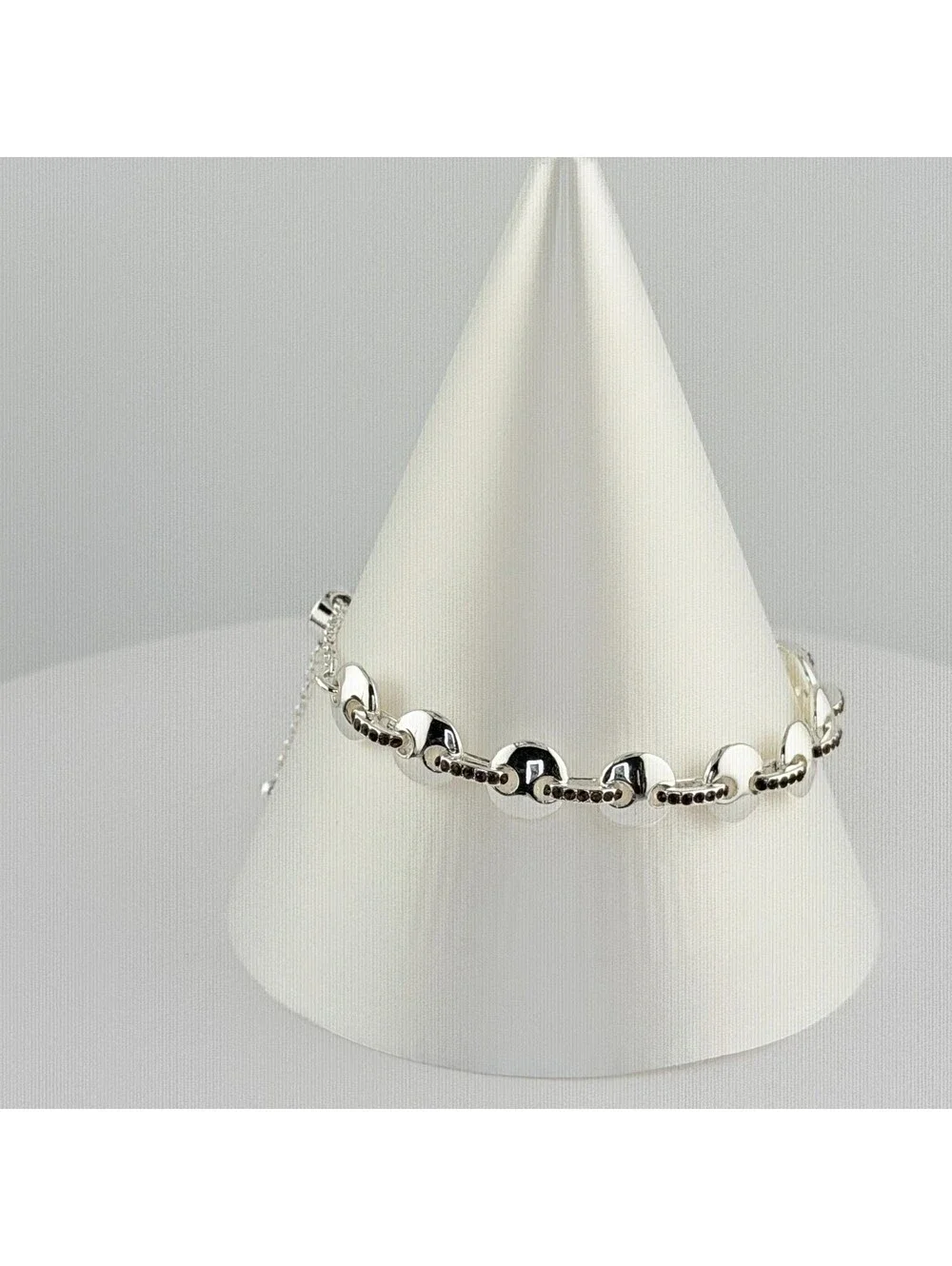 Bomb Party Single Stack Bracelet - on Silver Plating #139